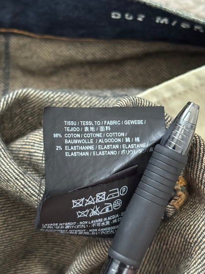 FW16 Saint Laurent by Hedi Slimane Dirty Blue D02 Denim Jeans