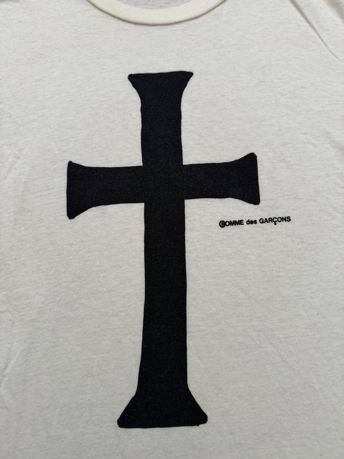 AW1992 Comme Des Garcons Cross Logo T Shirt