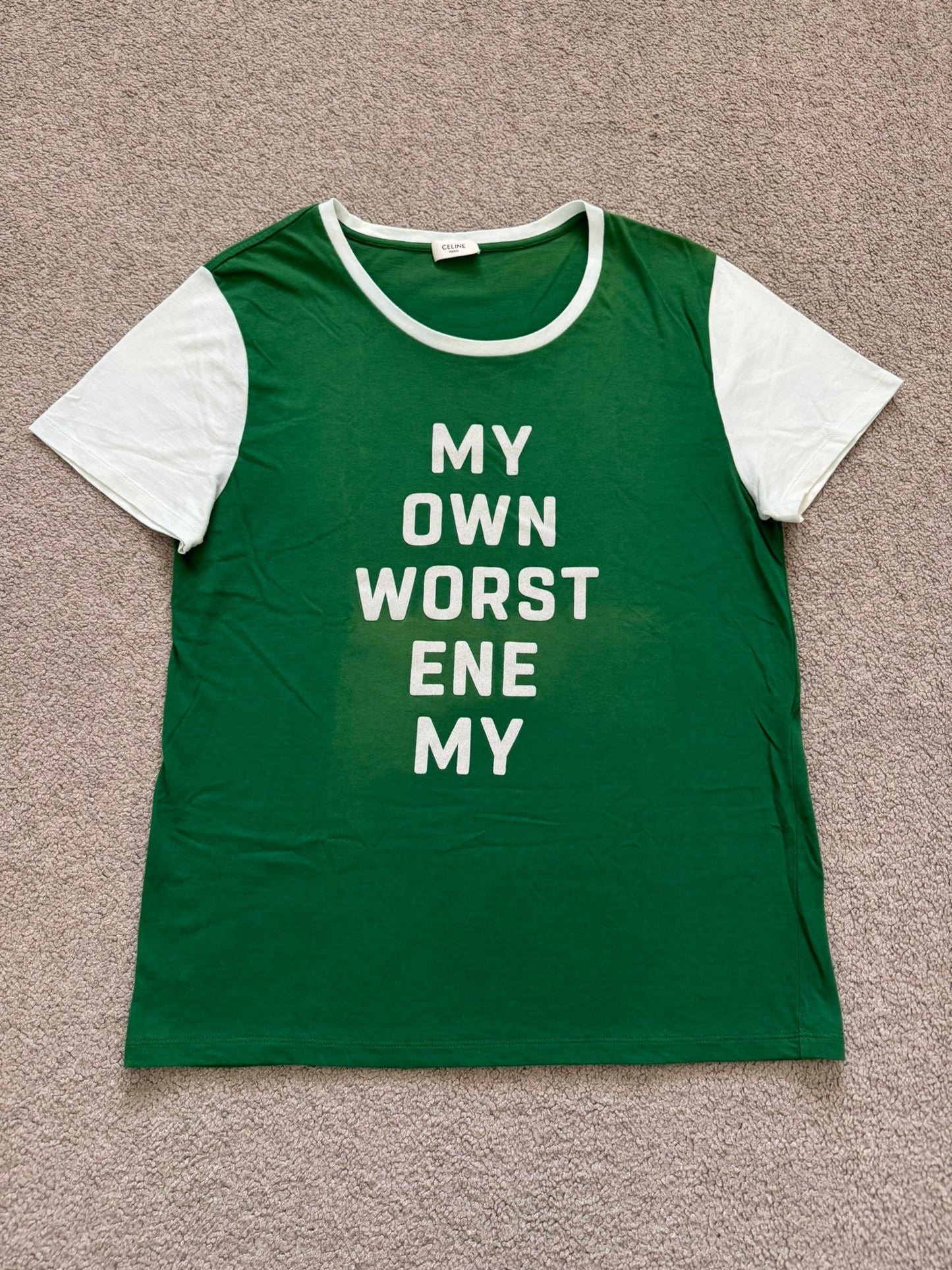 SS20 Celine by Hedi Slimane "My Own Worst Enemy" T Shirt