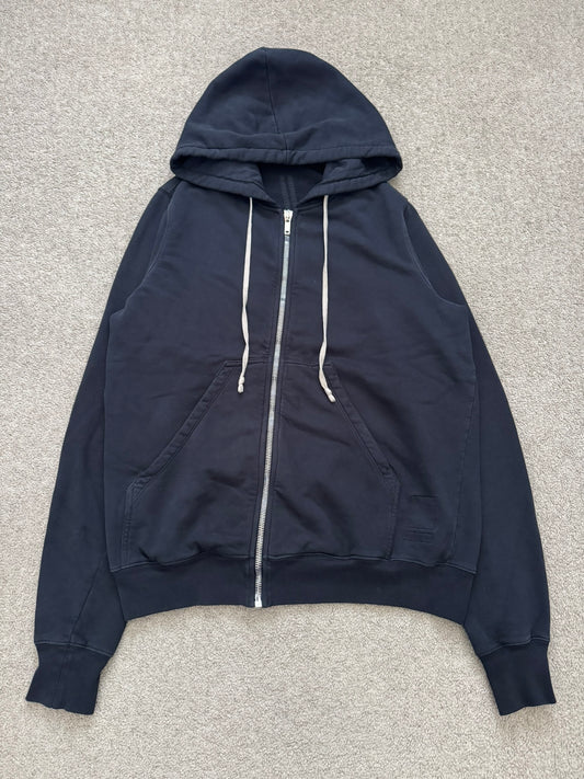 SS18 Rick Owens DRKSHDW Black Felpa Jason Zip Up Hoodie