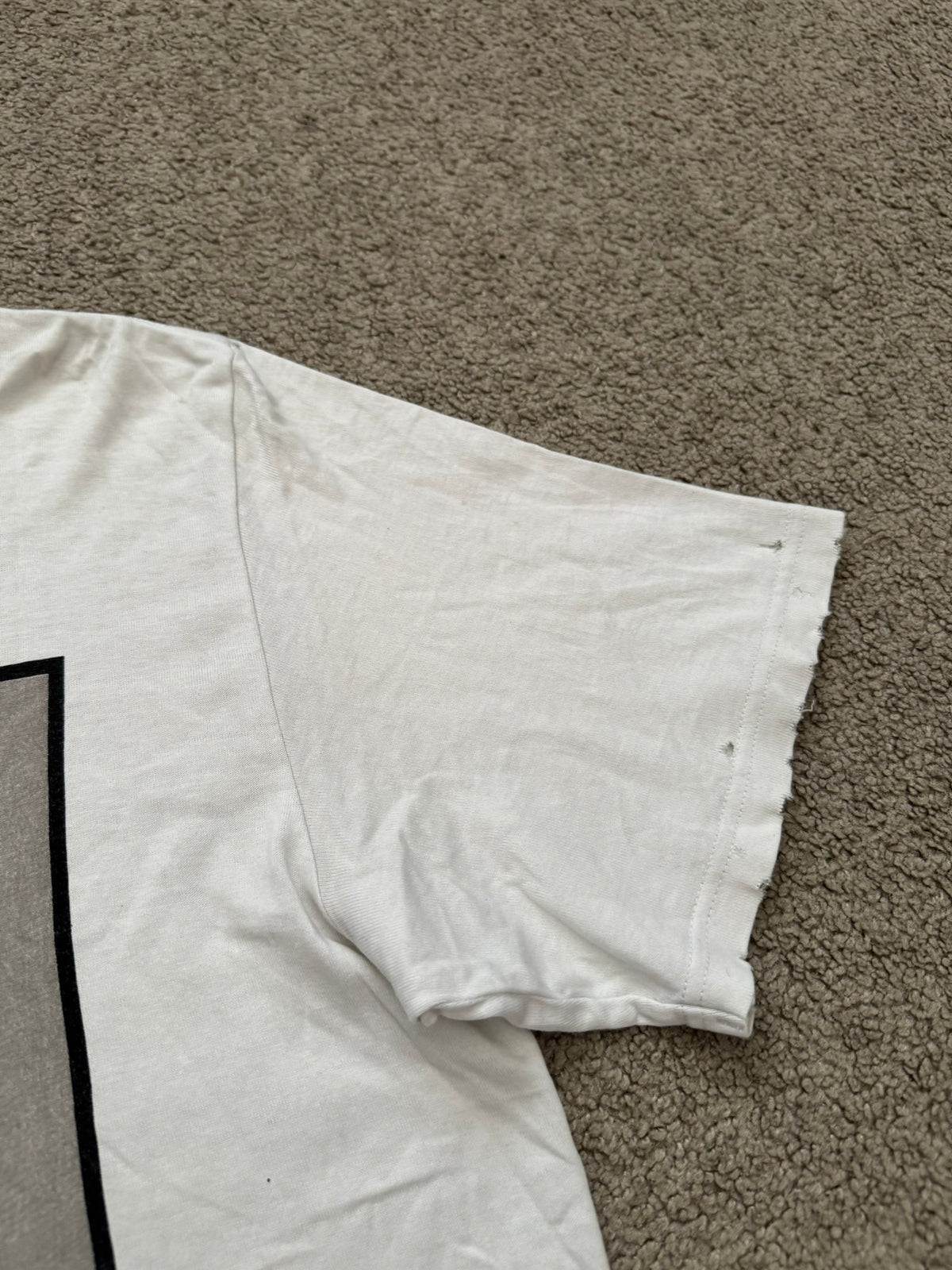 SS05 Number (N)ine "Hell" Cross Origami Distressed T Shirt