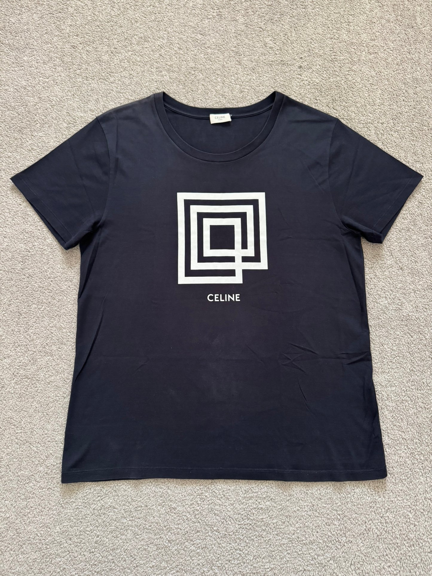 SS19 Celine by Hedi Slimane Labyrinth Graphic T Shirt