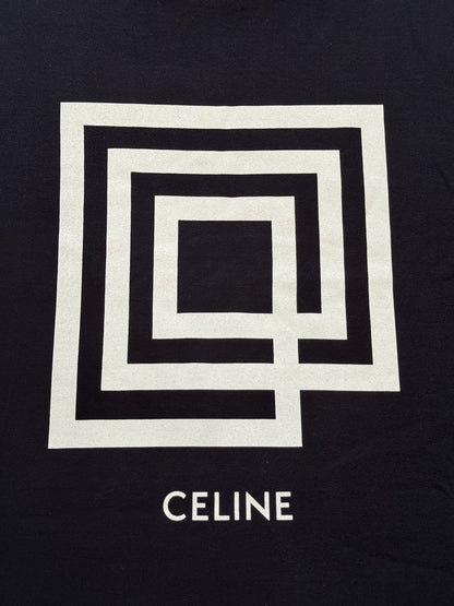 SS19 Celine by Hedi Slimane Labyrinth Graphic T Shirt