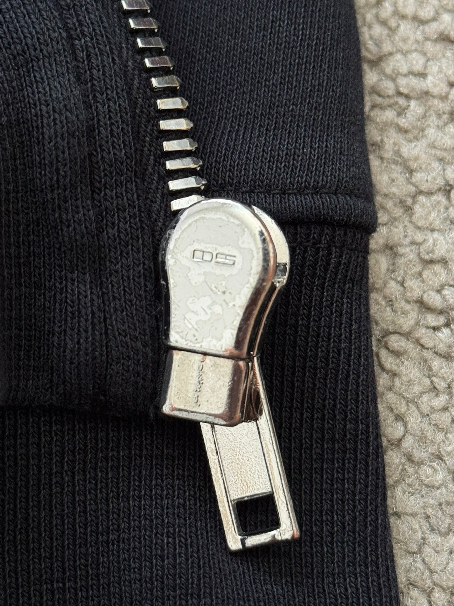 SS18 Rick Owens DRKSHDW Black Felpa Jason Zip Up Hoodie