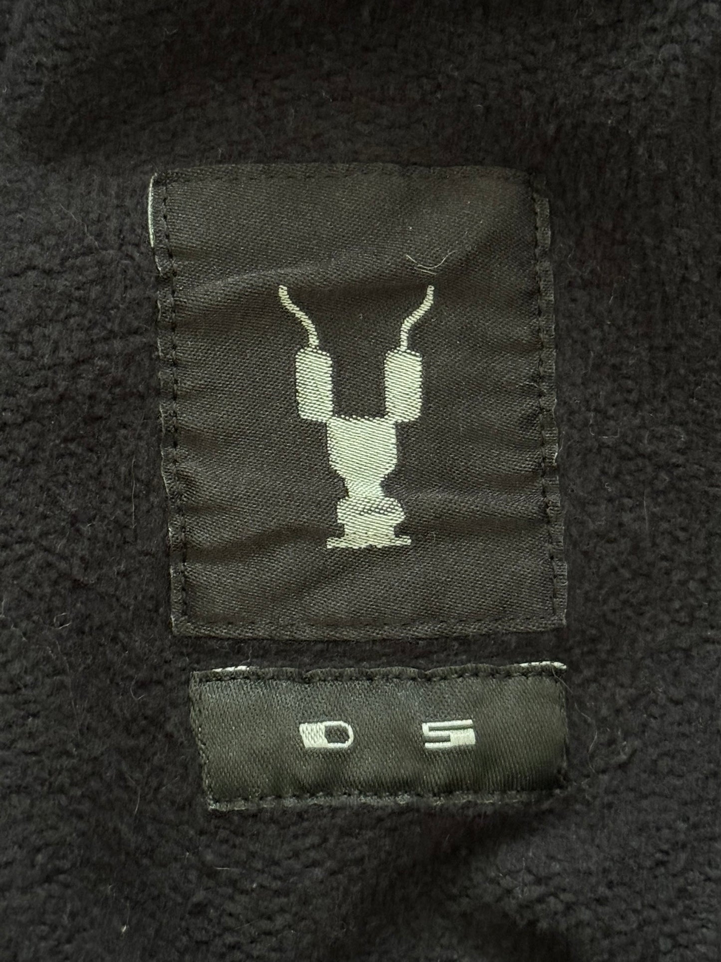 SS18 Rick Owens DRKSHDW Black Felpa Jason Zip Up Hoodie
