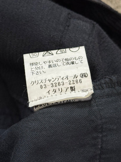 AW05 Dior Homme by Hedi Slimane Black Flared Corduroy Pants