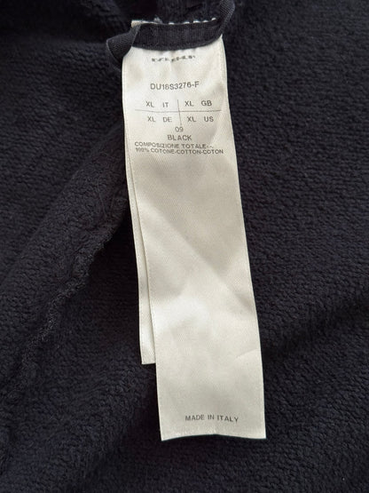 SS18 Rick Owens DRKSHDW Black Felpa Jason Zip Up Hoodie