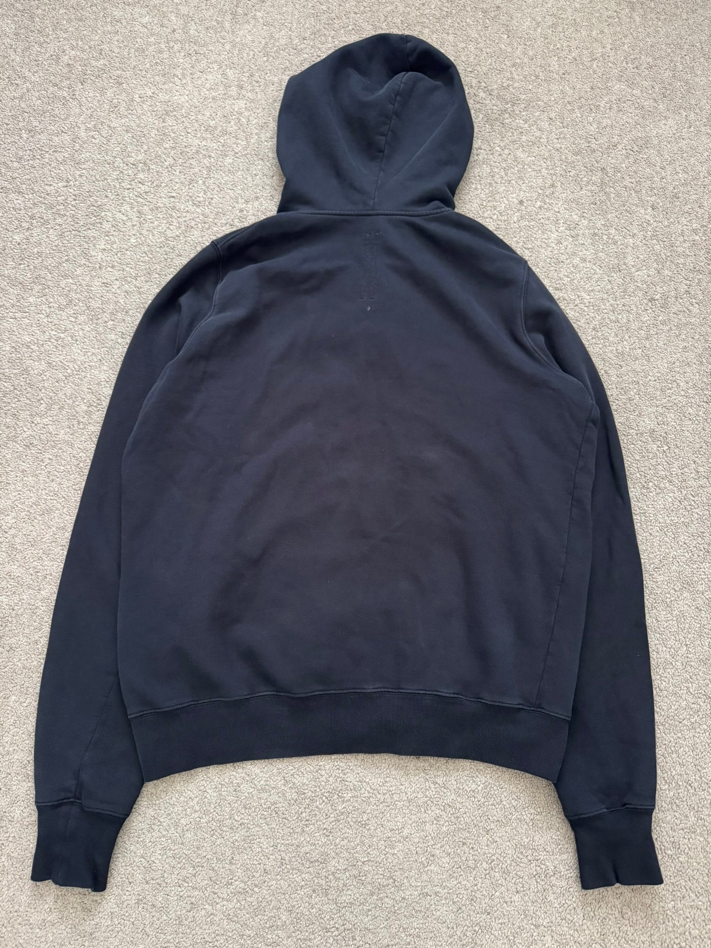 SS18 Rick Owens DRKSHDW Black Felpa Jason Zip Up Hoodie