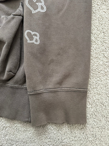 SS05 Number (N)ine Crying Hearts Cargo Zip Up Hoodie
