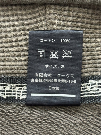 SS05 Number (N)ine Crying Hearts Cargo Zip Up Hoodie