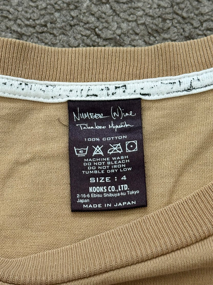 SS07 Number (N)ine Cowboy Standoff Crying Heart Logo T Shirt