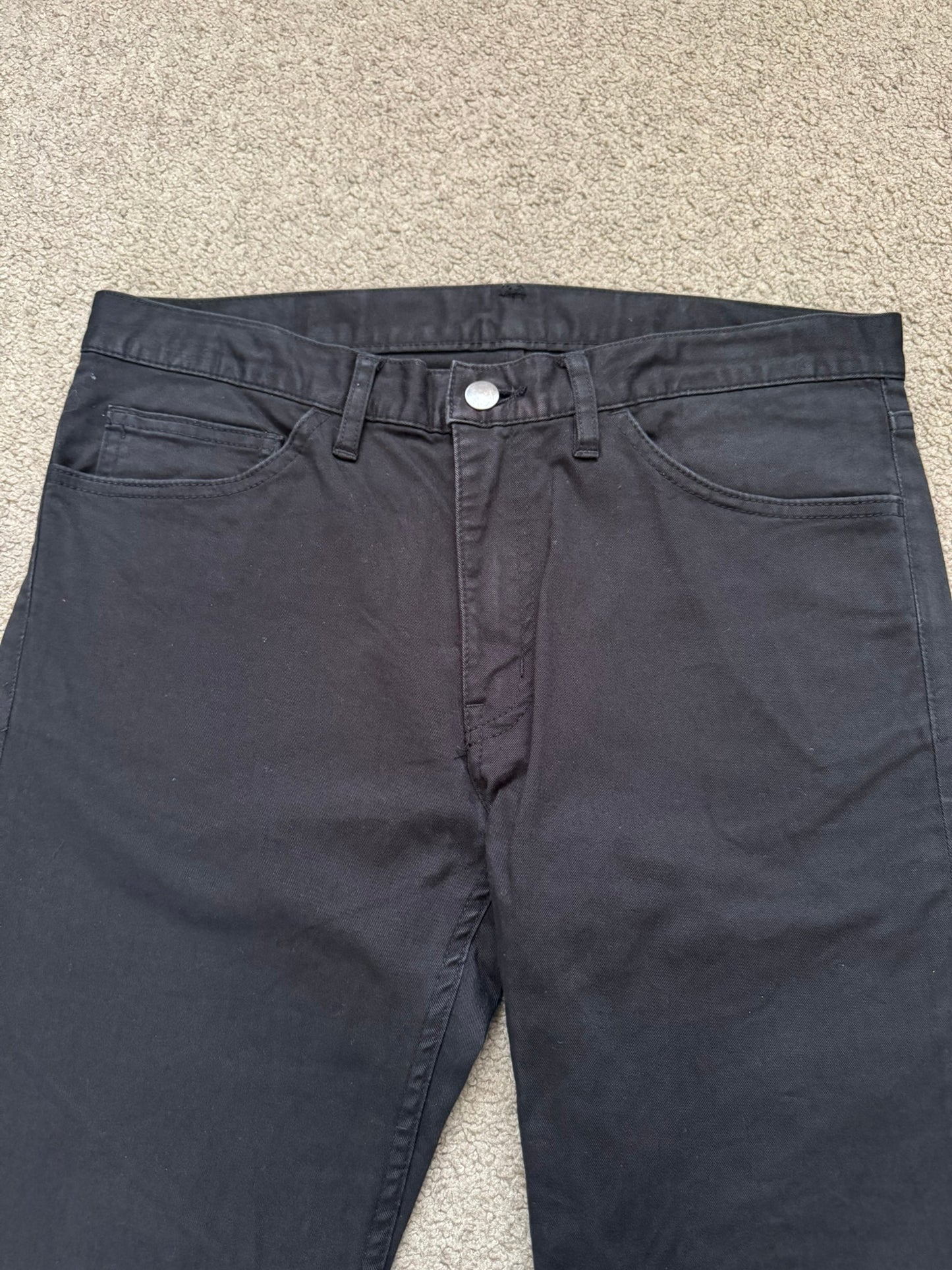 SS09 Comme Des Garcons Homme Plus Black Denim Jeans