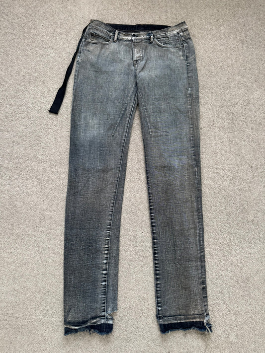 FW11 Rick Owens DRKSHDW "Limo" Dust Detroit Cut Denim Jeans