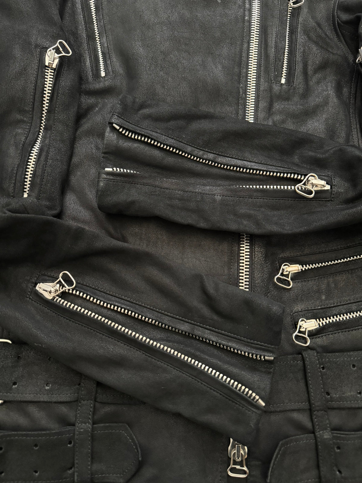 AW09 Balmain by Christophe Decarnin Goatskin Leather Perfecto Jacket