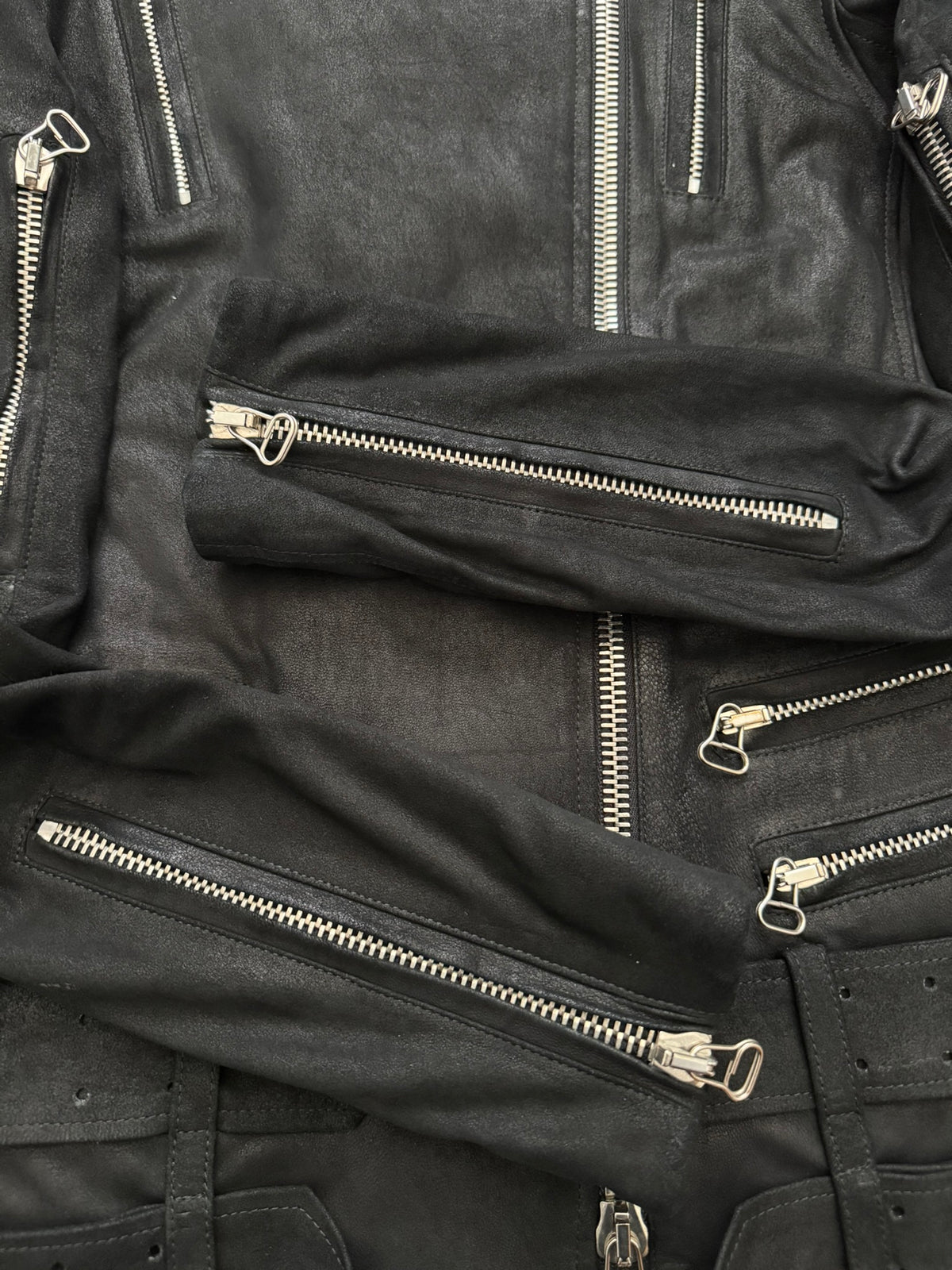 AW09 Balmain by Christophe Decarnin Goatskin Leather Perfecto Jacket