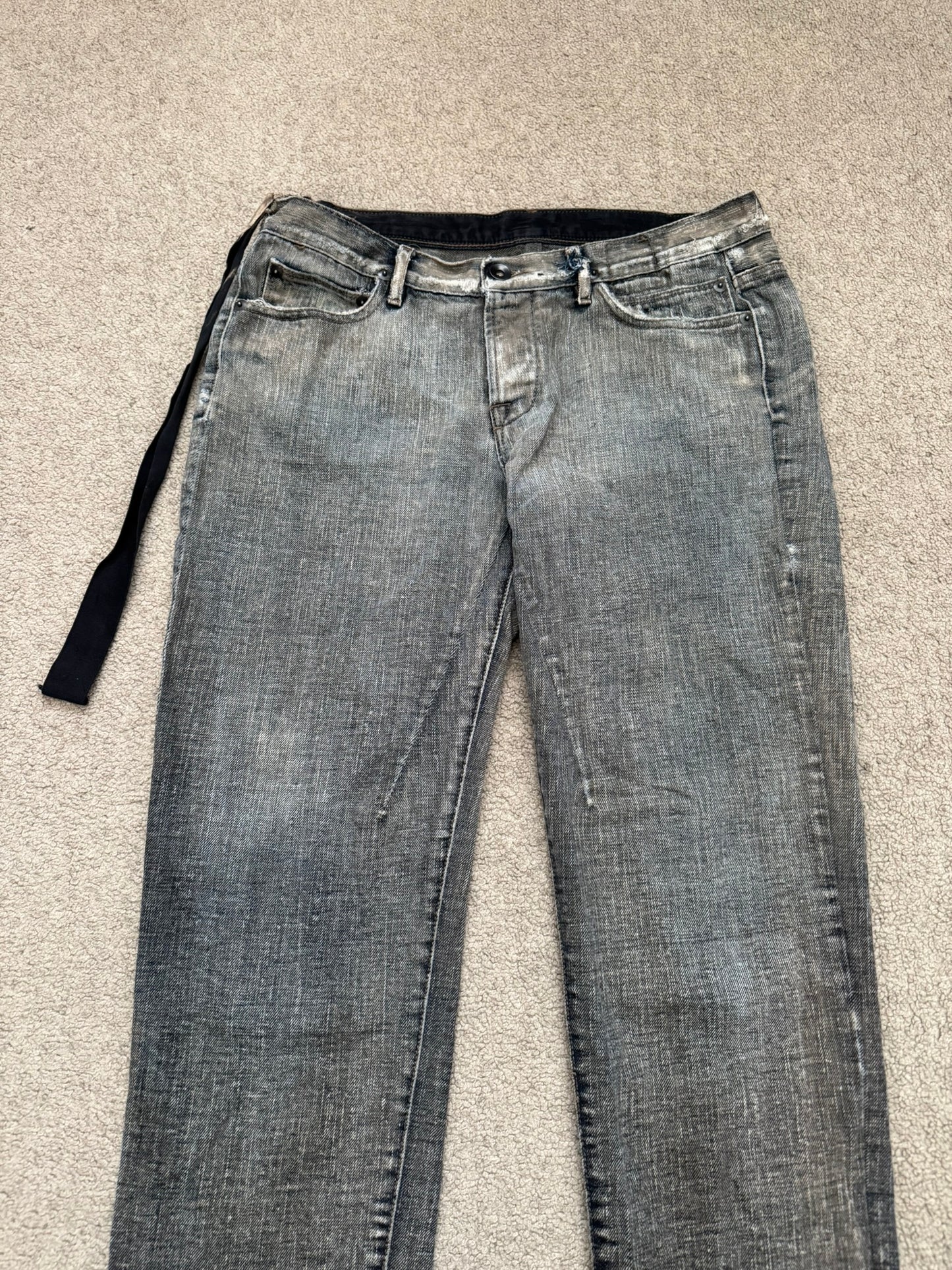 FW11 Rick Owens DRKSHDW "Limo" Dust Detroit Cut Denim Jeans