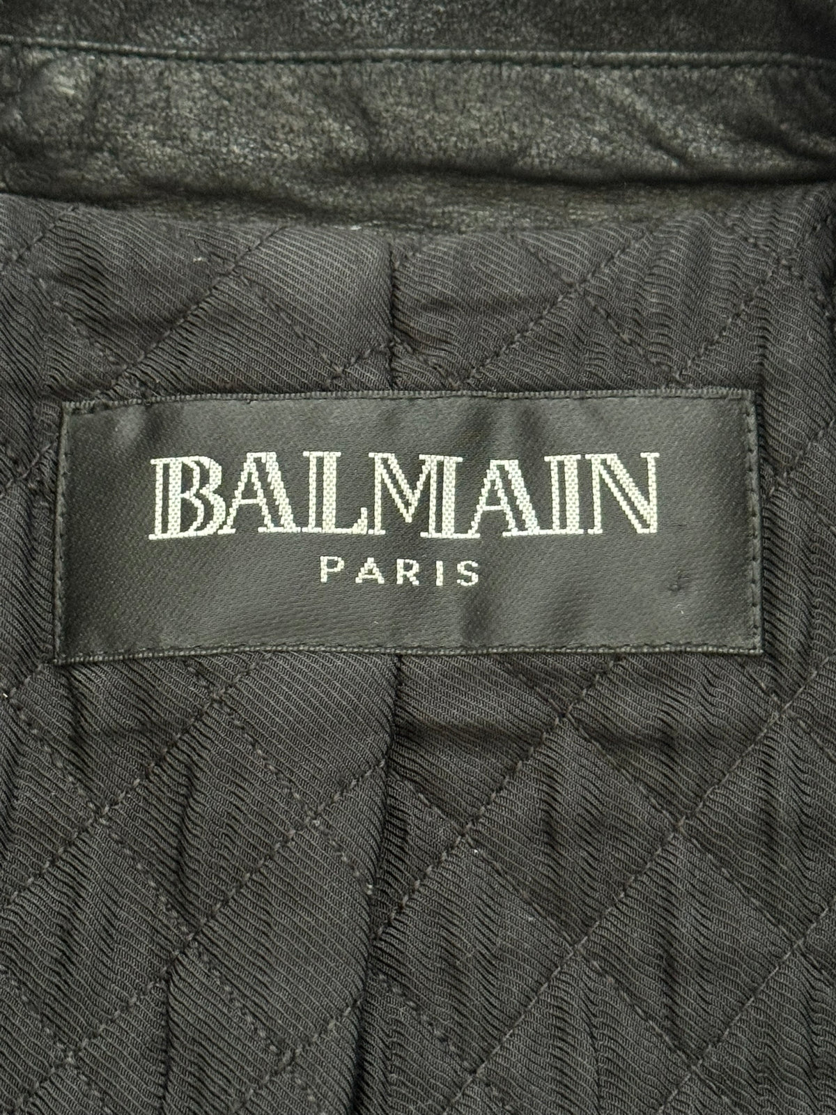 AW09 Balmain by Christophe Decarnin Goatskin Leather Perfecto Jacket