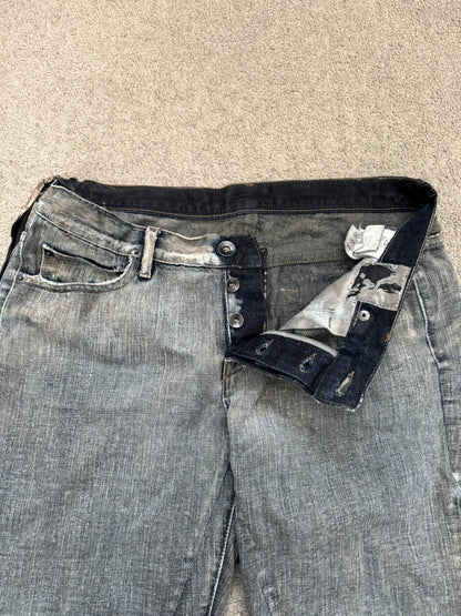 FW11 Rick Owens DRKSHDW "Limo" Dust Detroit Cut Denim Jeans