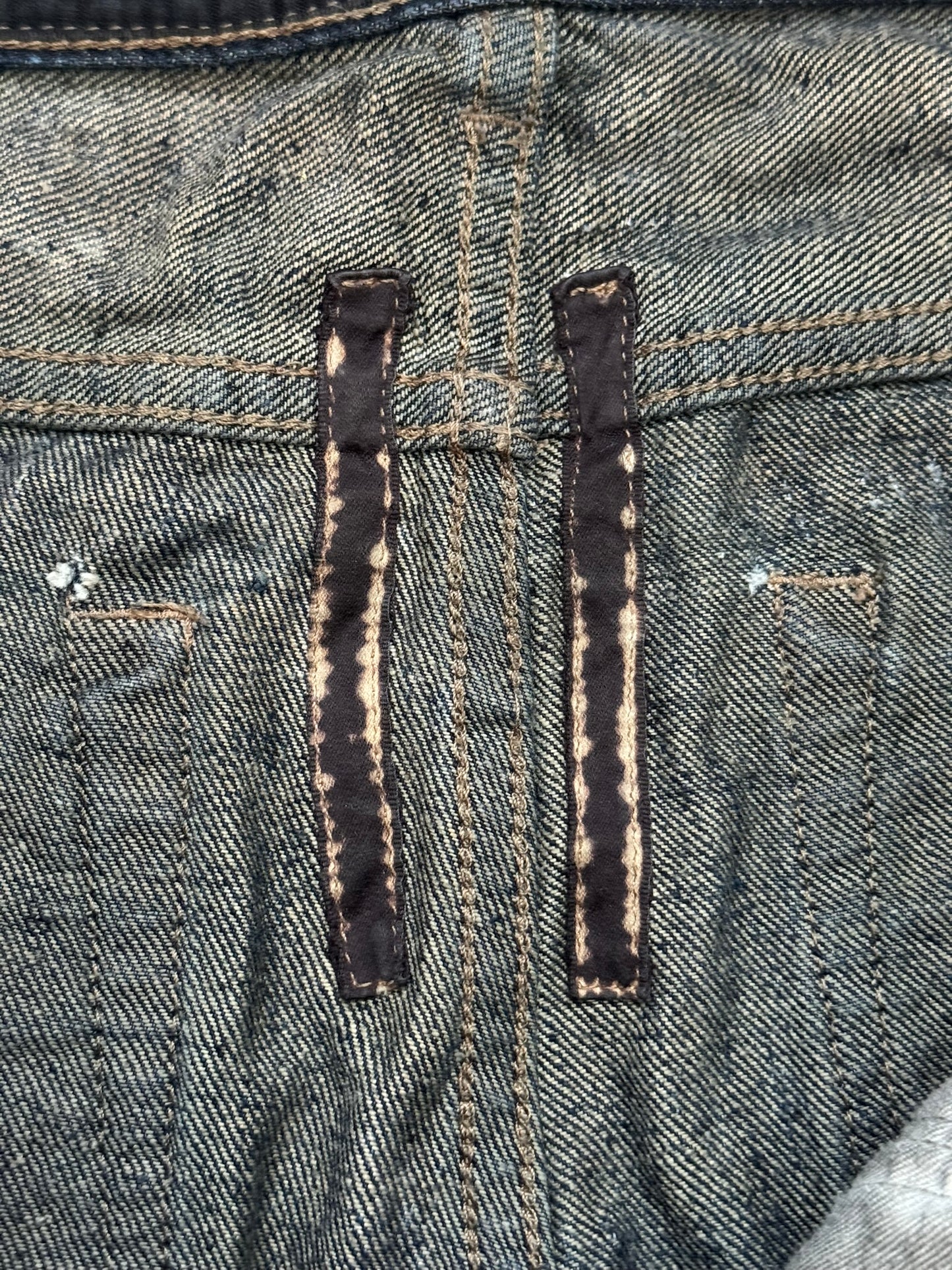 FW11 Rick Owens DRKSHDW "Limo" Dust Detroit Cut Denim Jeans