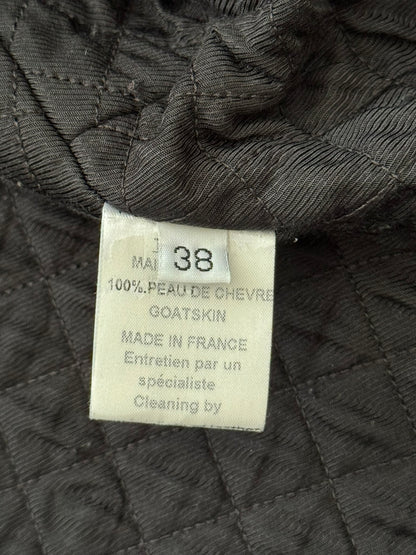 AW09 Balmain by Christophe Decarnin Goatskin Leather Perfecto Jacket