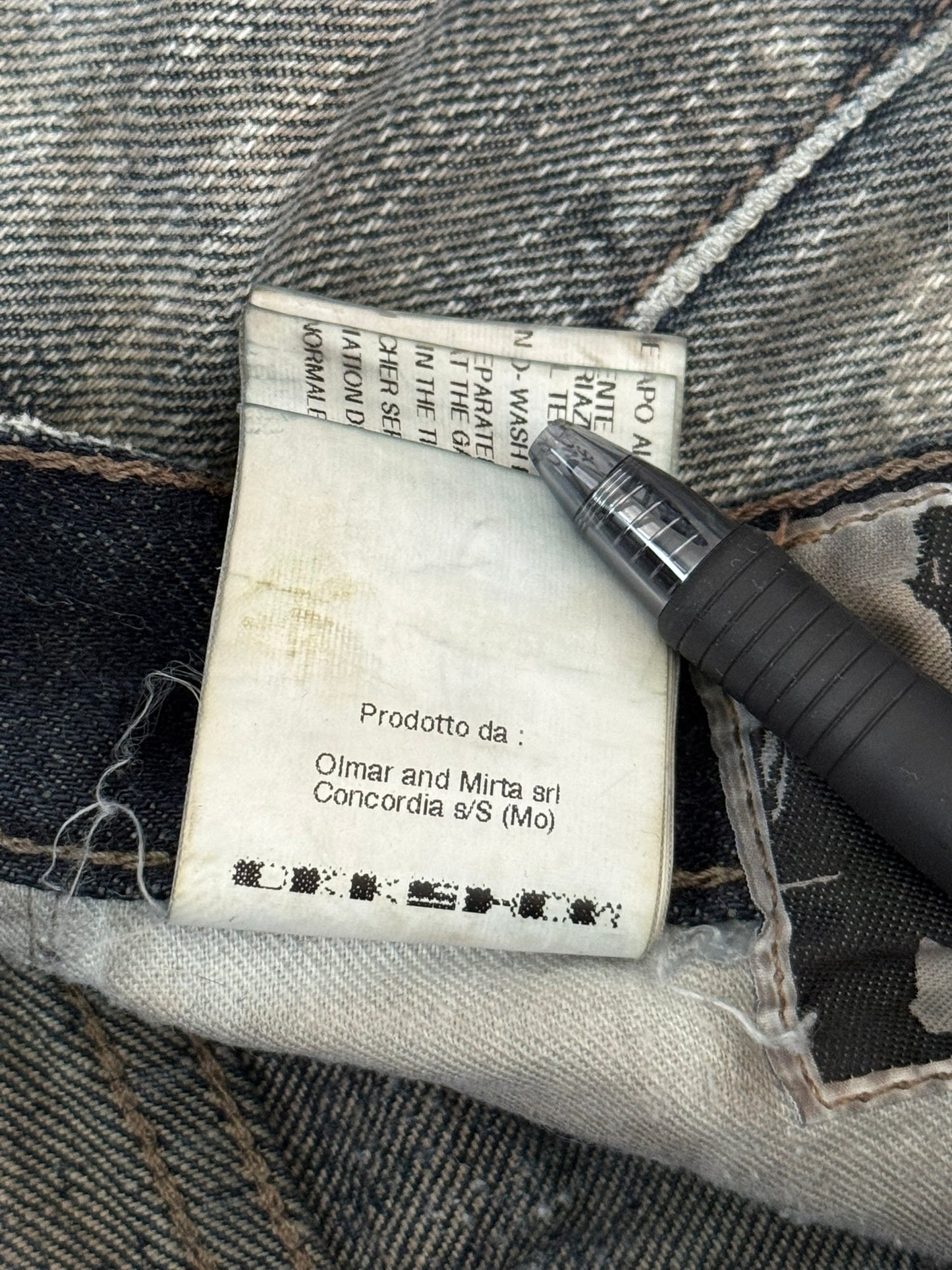 FW11 Rick Owens DRKSHDW "Limo" Dust Detroit Cut Denim Jeans