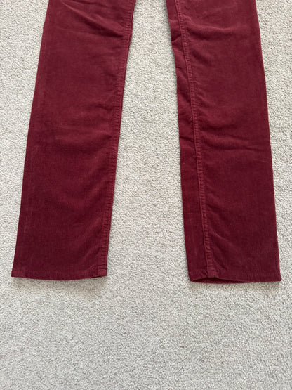 AW09 Number (N)ine Red Crying Heart Corduroy Pants