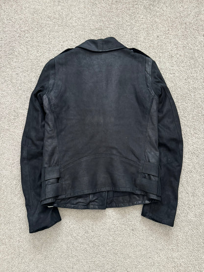 AW09 Balmain by Christophe Decarnin Goatskin Leather Perfecto Jacket