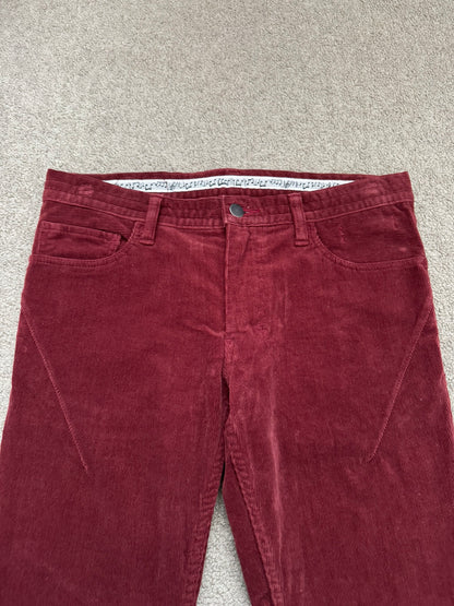 AW09 Number (N)ine Red Crying Heart Corduroy Pants
