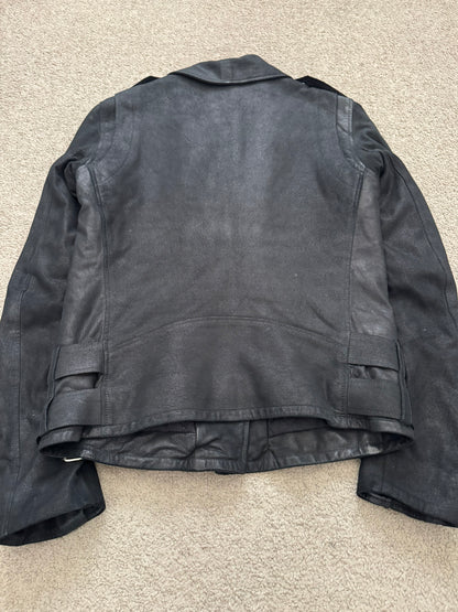 AW09 Balmain by Christophe Decarnin Goatskin Leather Perfecto Jacket