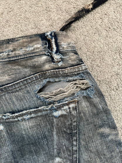 FW11 Rick Owens DRKSHDW "Limo" Dust Detroit Cut Denim Jeans
