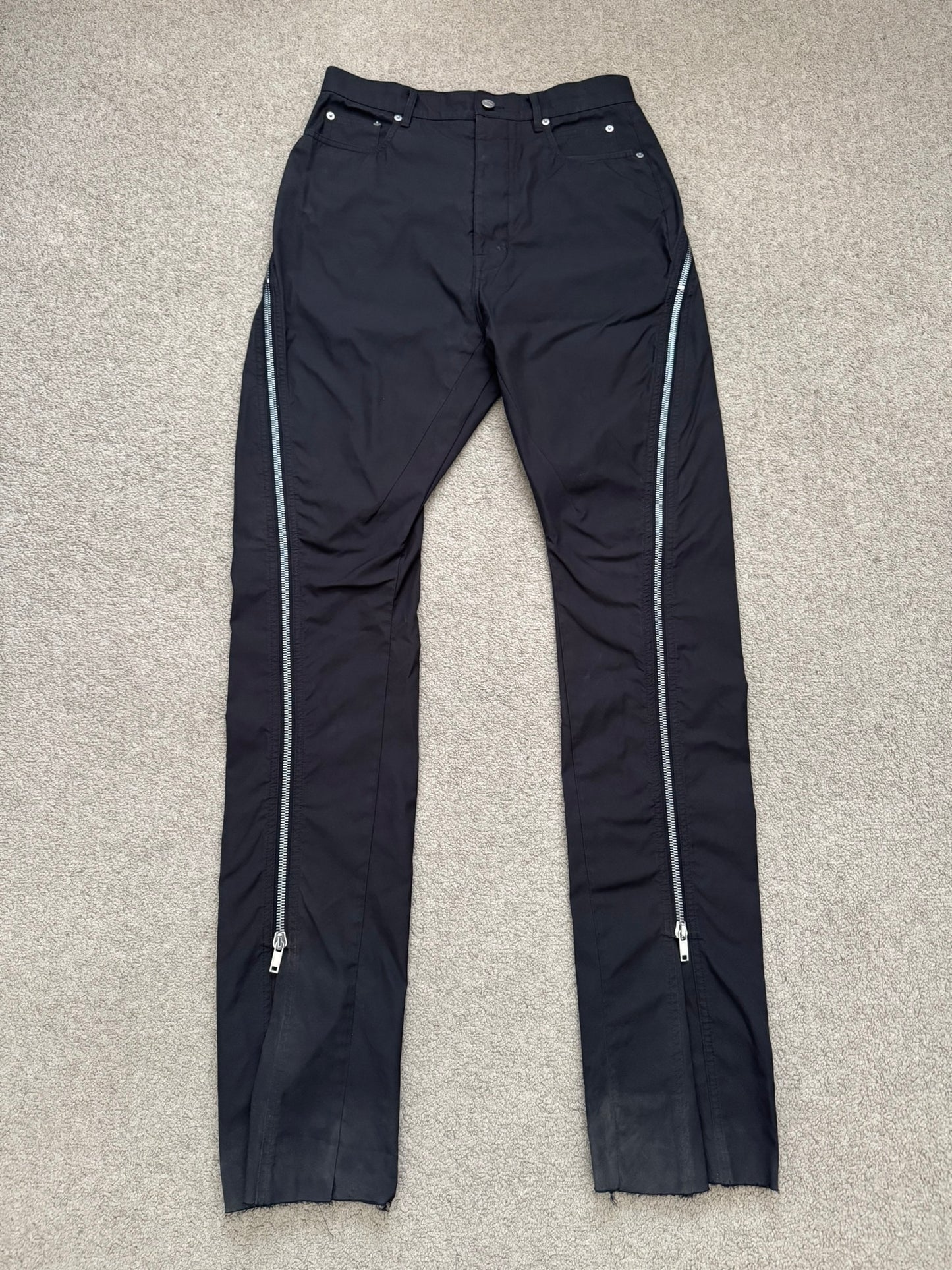 SS23 Rick Owens Mainline "EDFU" Bolan Banana Cut Jeans