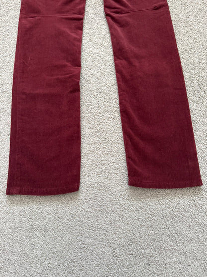 AW09 Number (N)ine Red Crying Heart Corduroy Pants