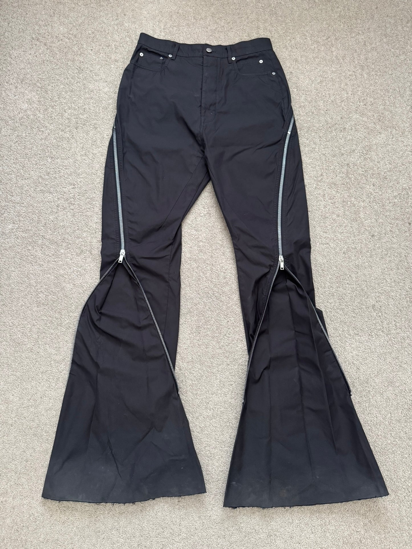 SS23 Rick Owens Mainline "EDFU" Bolan Banana Cut Jeans