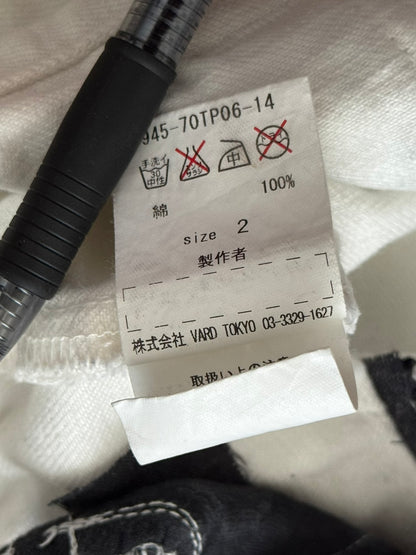 Blackmeans White Zipper Cargo Bondage Biker Denim Jeans