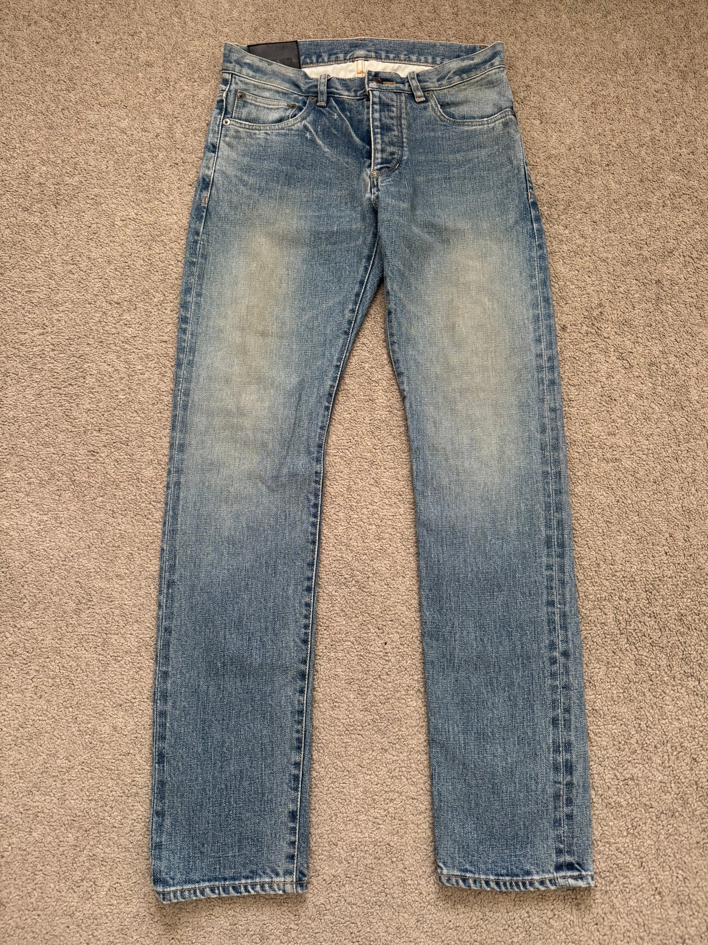 Kazuyuki Kumagai Attachment Washed Selvedge Denim Jeans