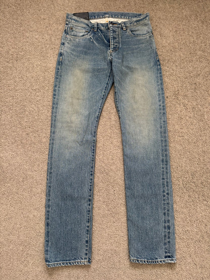 Kazuyuki Kumagai Attachment Washed Selvedge Denim Jeans