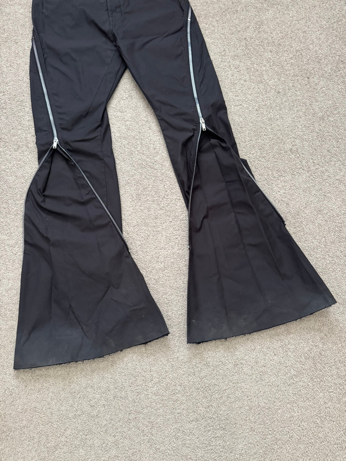 SS23 Rick Owens Mainline "EDFU" Bolan Banana Cut Jeans