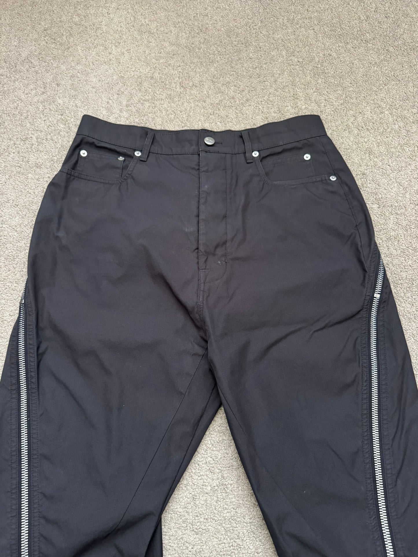 SS23 Rick Owens Mainline "EDFU" Bolan Banana Cut Jeans