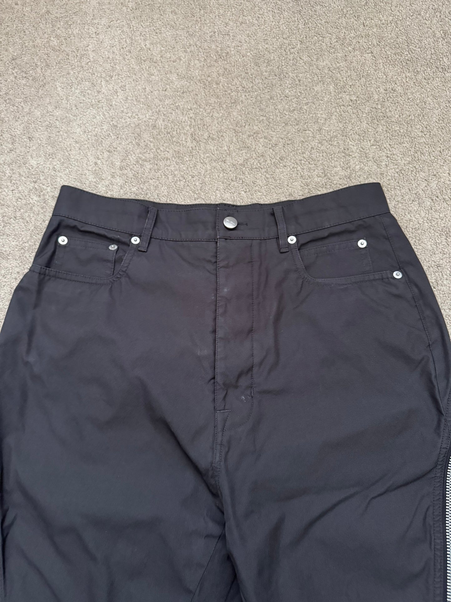 SS23 Rick Owens Mainline "EDFU" Bolan Banana Cut Jeans