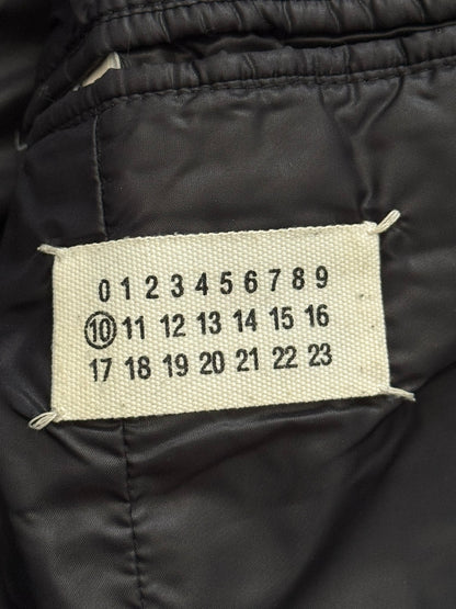 AW08 Maison Margiela “Thriller” Navy Quilted Puffer Biker Jacket