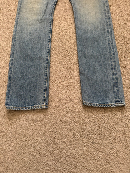 Kazuyuki Kumagai Attachment Washed Selvedge Denim Jeans