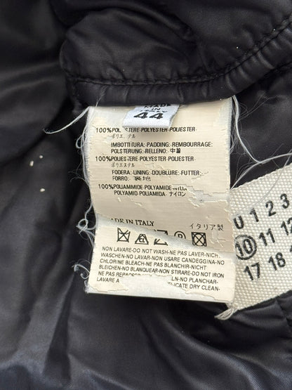 AW08 Maison Margiela “Thriller” Navy Quilted Puffer Biker Jacket