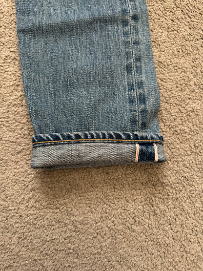 Kazuyuki Kumagai Attachment Washed Selvedge Denim Jeans