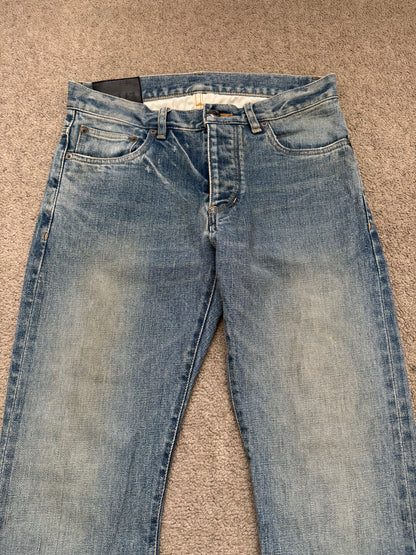Kazuyuki Kumagai Attachment Washed Selvedge Denim Jeans