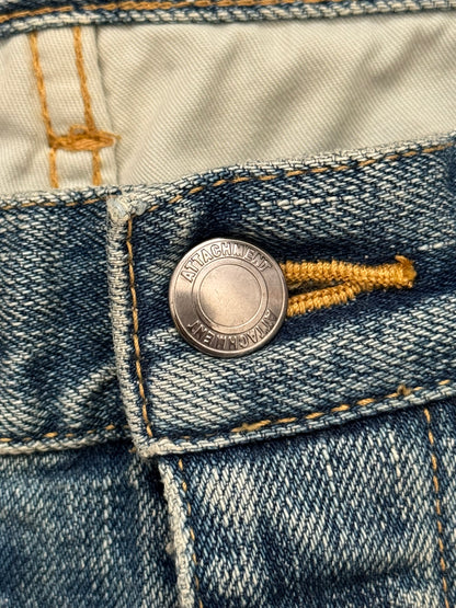 Kazuyuki Kumagai Attachment Washed Selvedge Denim Jeans