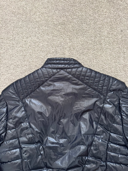 AW08 Maison Margiela “Thriller” Navy Quilted Puffer Biker Jacket