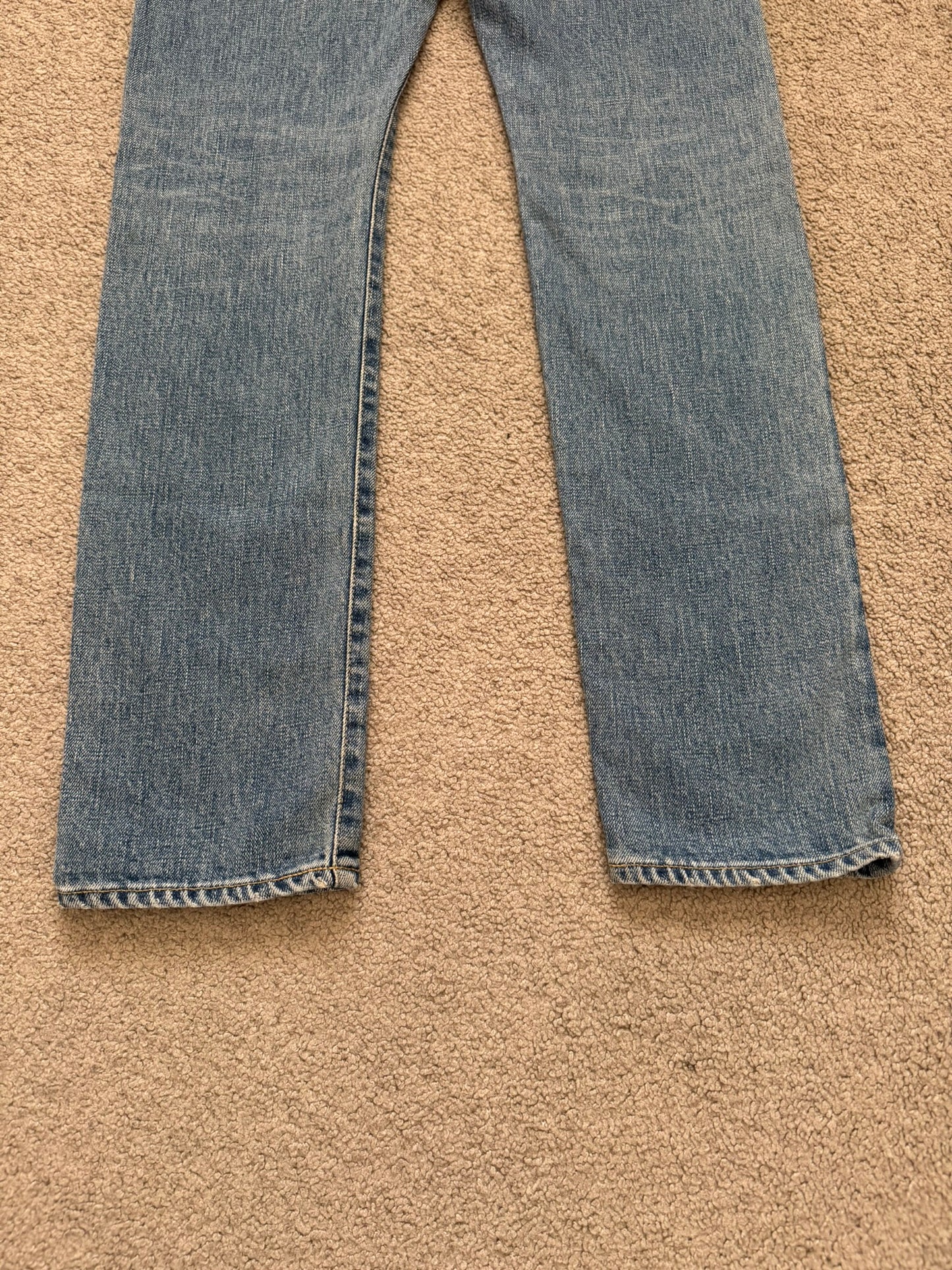 Kazuyuki Kumagai Attachment Washed Selvedge Denim Jeans