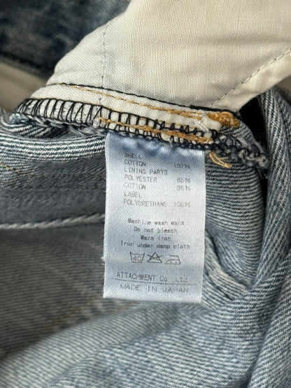 Kazuyuki Kumagai Attachment J-Cut Painted Denim Jeans