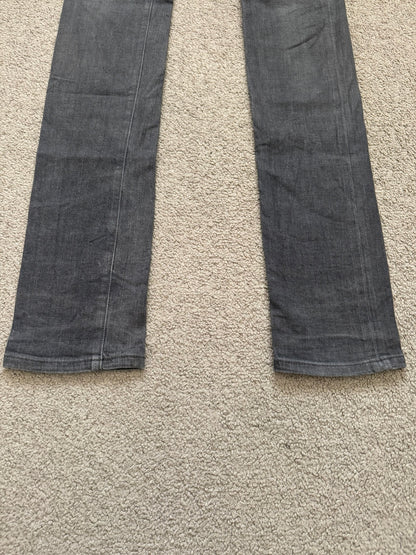 SS08 Dior Homme by Kris Van Assche MIJ Grey Glitter Denim Jeans