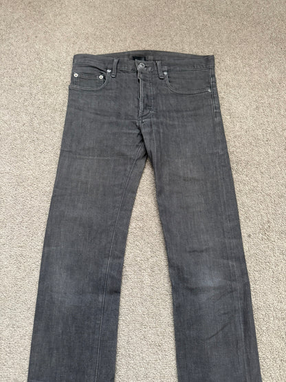 SS08 Dior Homme by Kris Van Assche MIJ Grey Glitter Denim Jeans